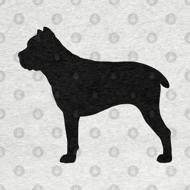 Cane Corso Silhouette by Coffee Squirrel